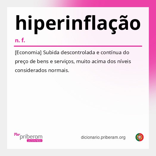 Significado de hiperinflação
