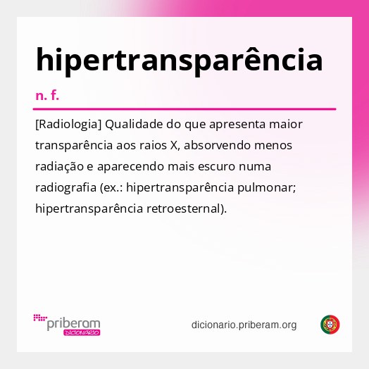 Significado de hipertransparência