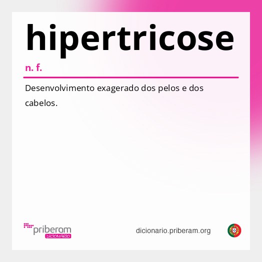 Significado de hipertricose