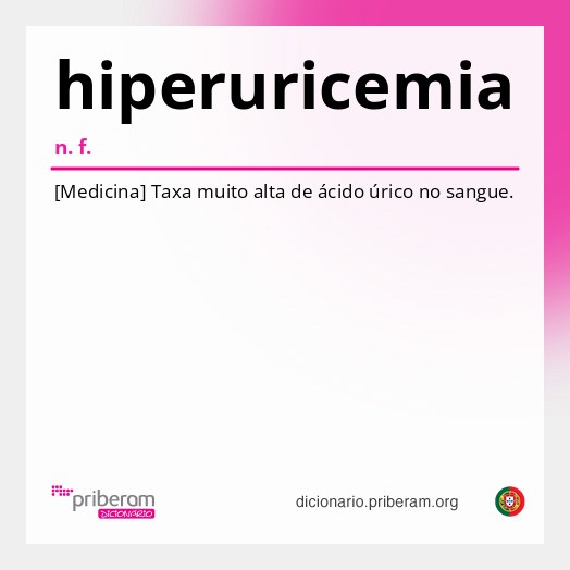 Significado de hiperuricemia