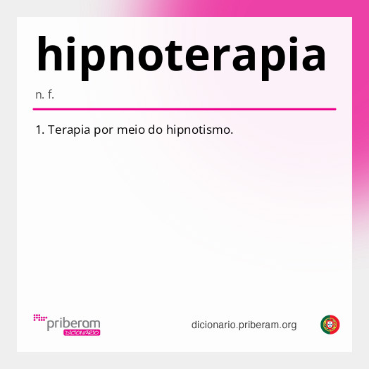 Significado de hipnoterapia