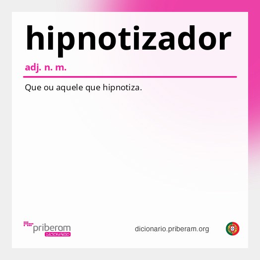 Significado de hipnotizador