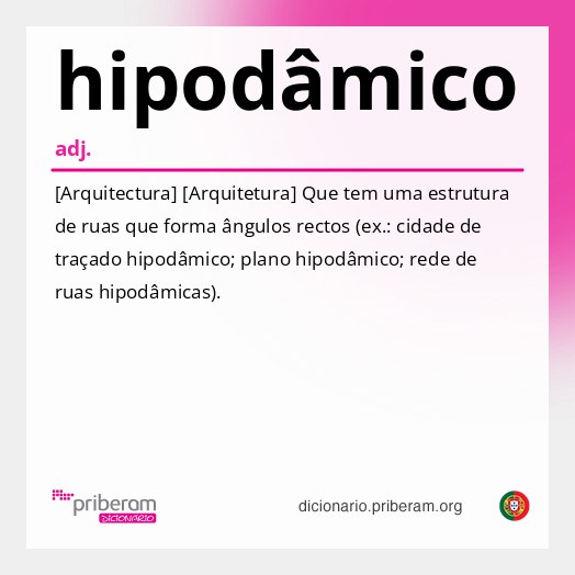 Significado de hipodâmico