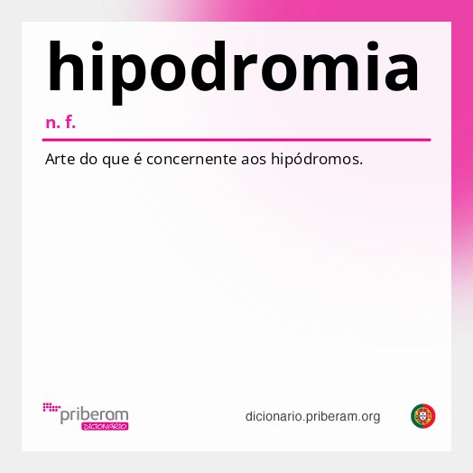 Significado de hipodromia