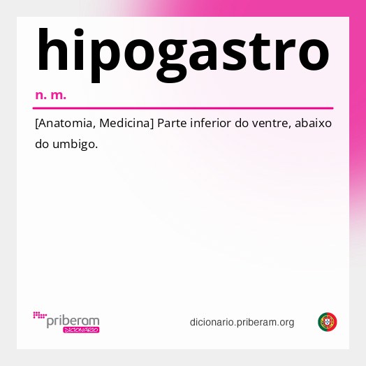 Significado de hipogastro