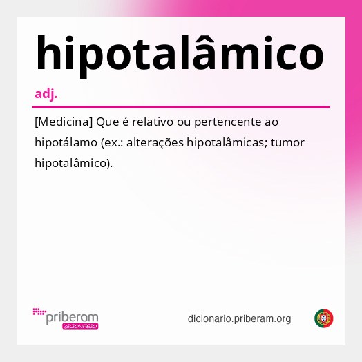 Significado de hipotalâmico