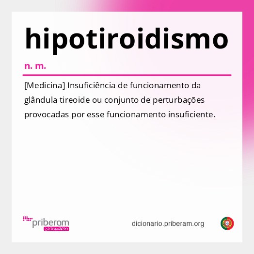 Significado de hipotiroidismo