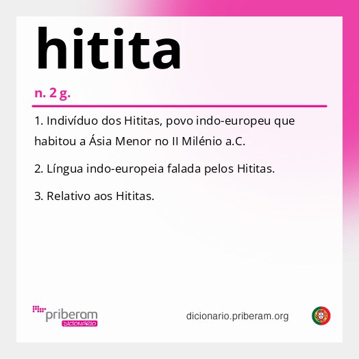 Significado de hitita