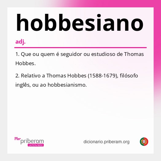 Significado de hobbesiano