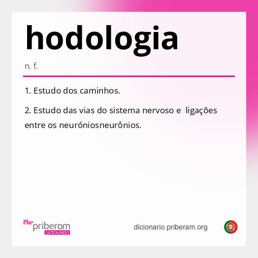 Significado de hodologia