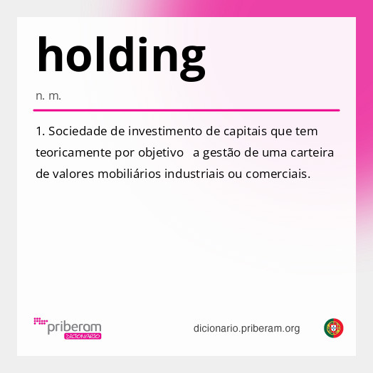 Significado de holding