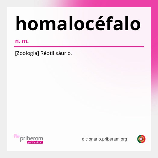 Significado de homalocéfalo