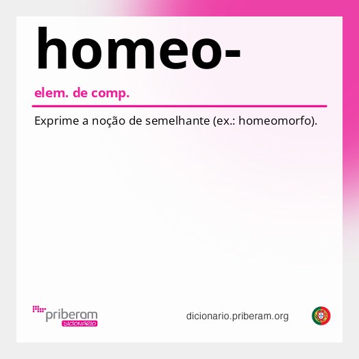 Significado de homeo-