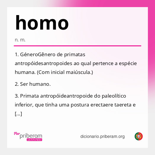 Significado de homo