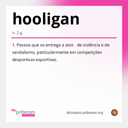 Significado de hooligan