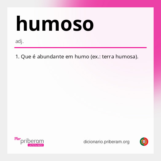 Significado de humoso