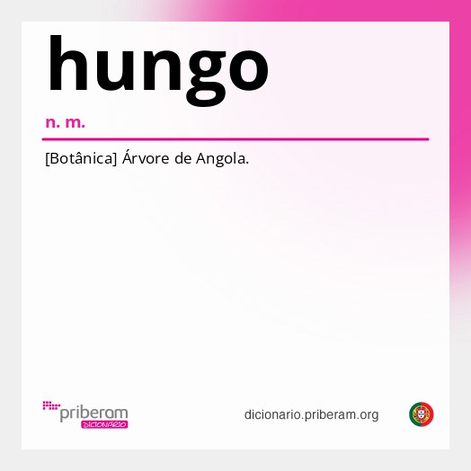 Significado de hungo