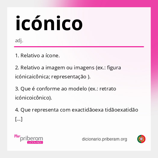 Significado de icónico