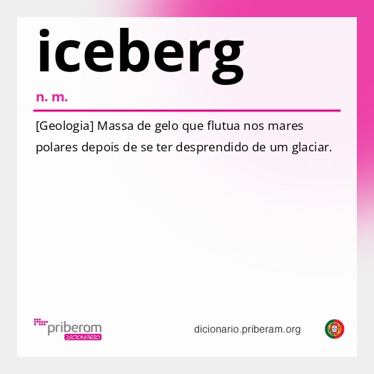 Significado de iceberg