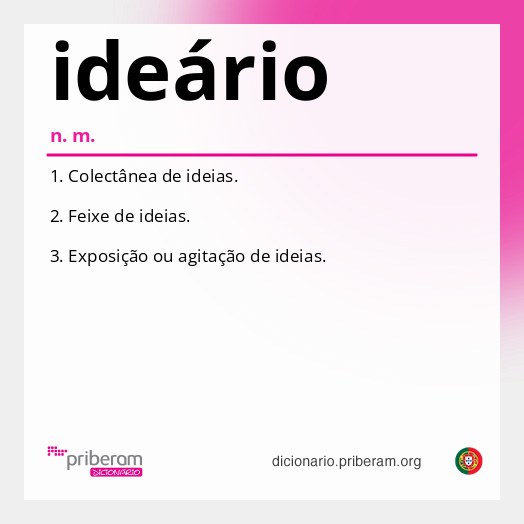 Significado de ideário