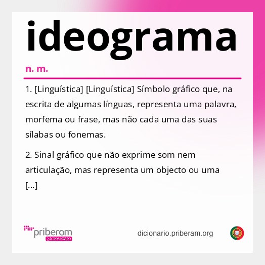 Significado de ideograma