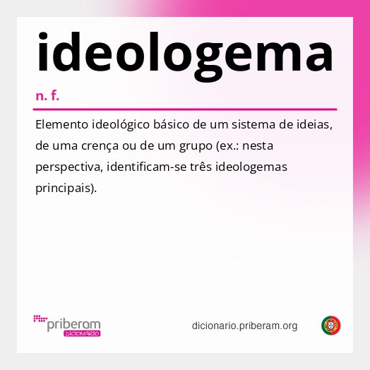 Significado de ideologema