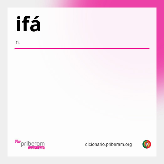 Significado de ifá