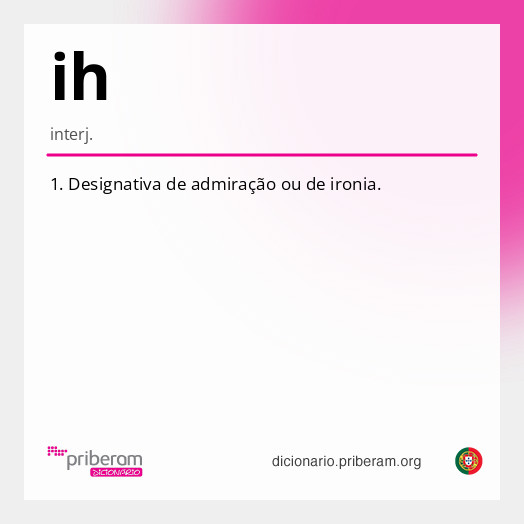 Significado de ih