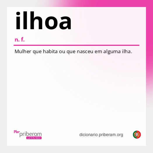 Significado de ilhoa