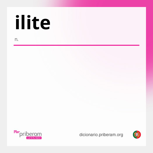 Significado de ilite