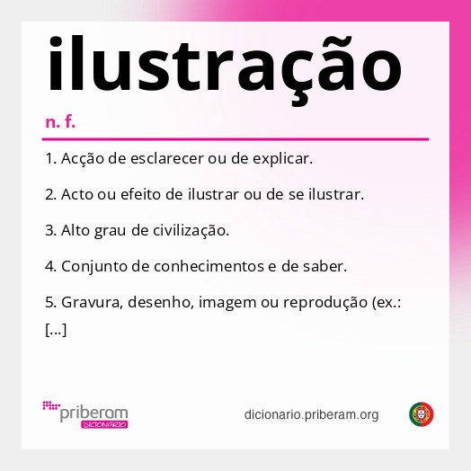 Significado de ilustração