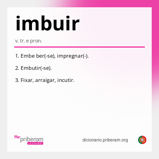 Significado de imbuir