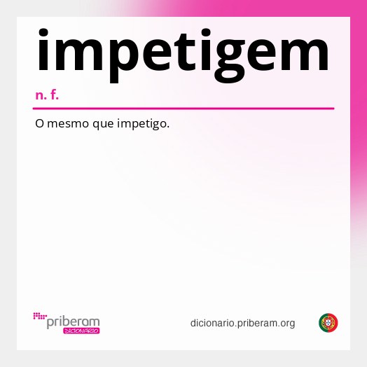 Significado de impetigem