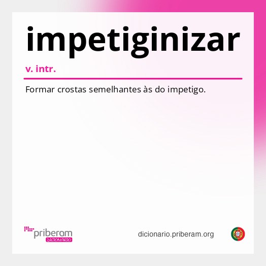 Significado de impetiginizar