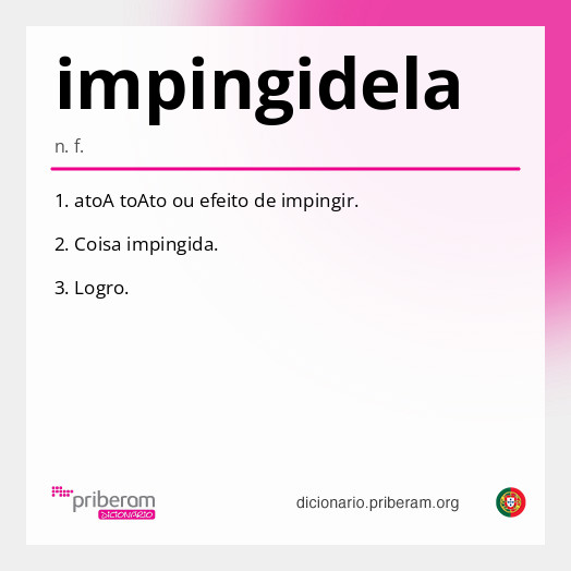Significado de impingidela