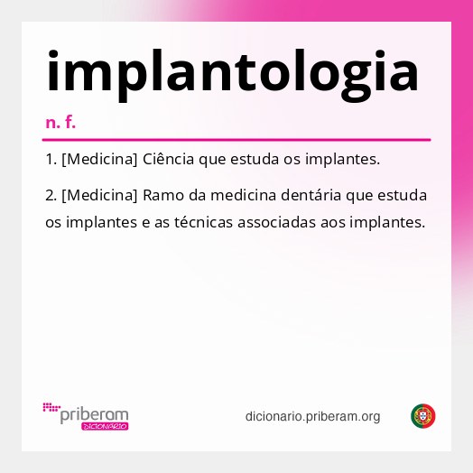 Significado de implantologia