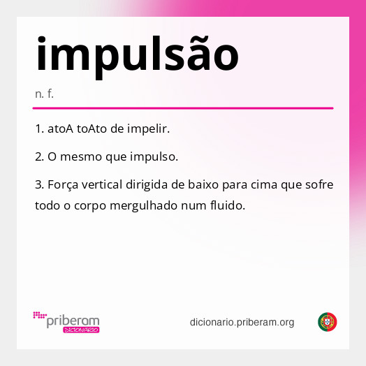Significado de impulsão