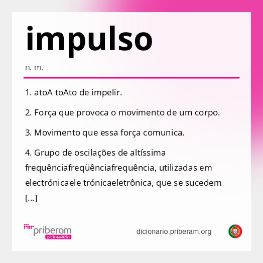 Significado de impulso