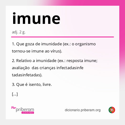 Significado de imune