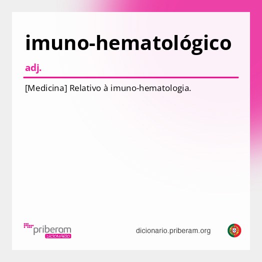 Significado de imuno-hematológico