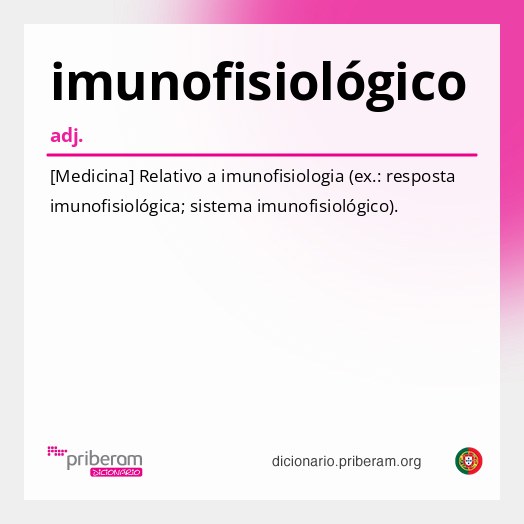 Significado de imunofisiológico