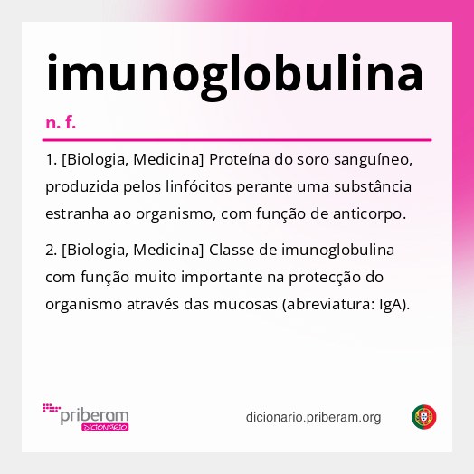 Significado de imunoglobulina