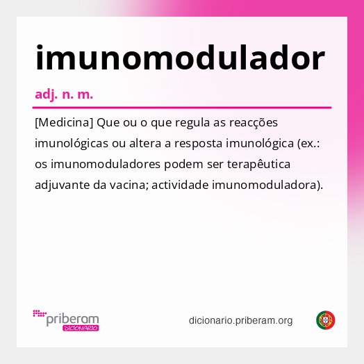 Significado de imunomodulador