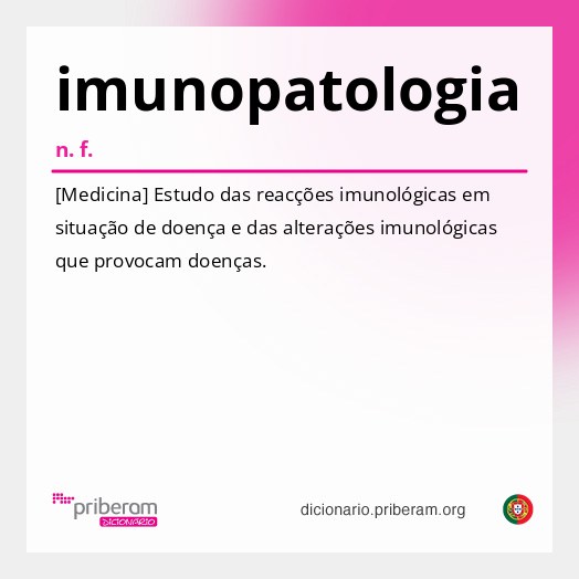 Significado de imunopatologia