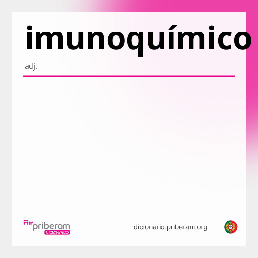 Significado de imunoquímico