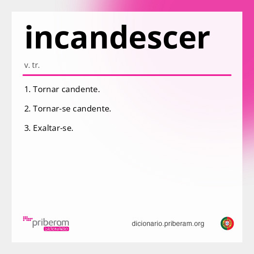 Significado de incandescer