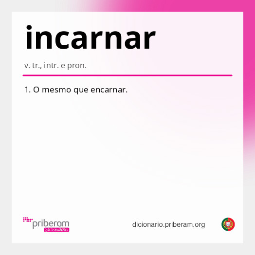 Significado de incarnar