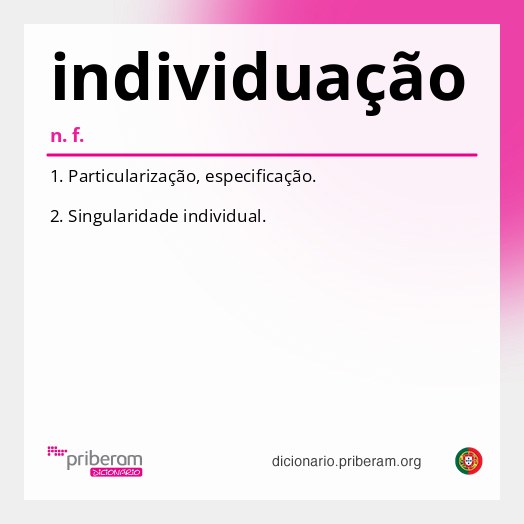 Significado de individuação