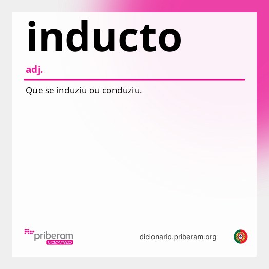 Significado de inducto