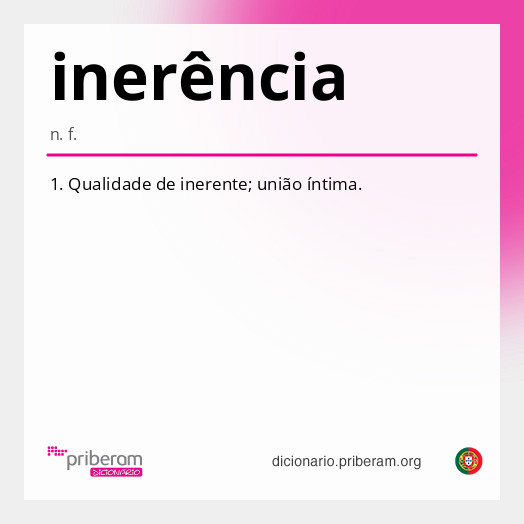 Significado de inerência